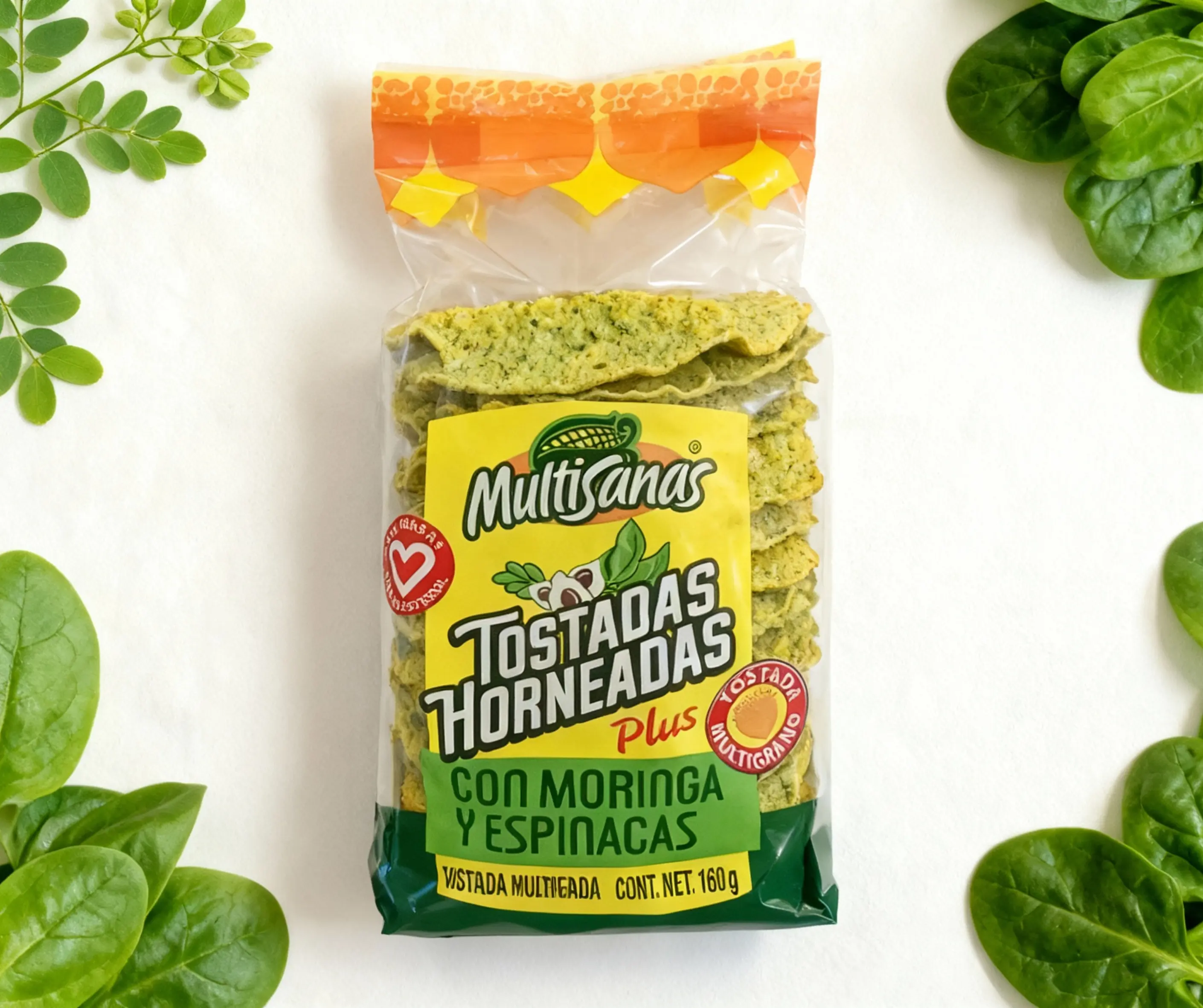 Con Moringa y Espinacas